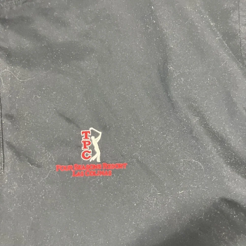 Zero Restriction Jacket‎ Mens XL Black Golf Pullover Windshirt TPC Four Seasons